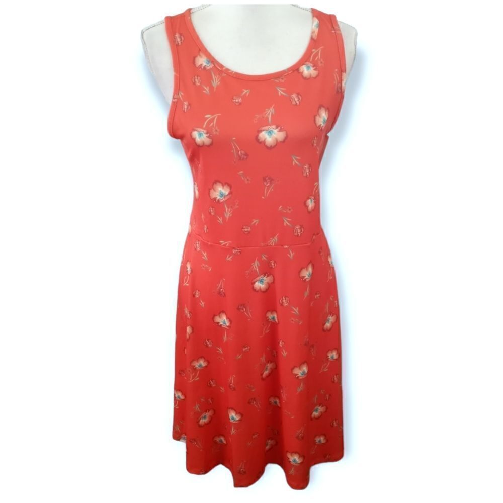 SO ORANGE FLORAL DRESS SZ.18 NWT
